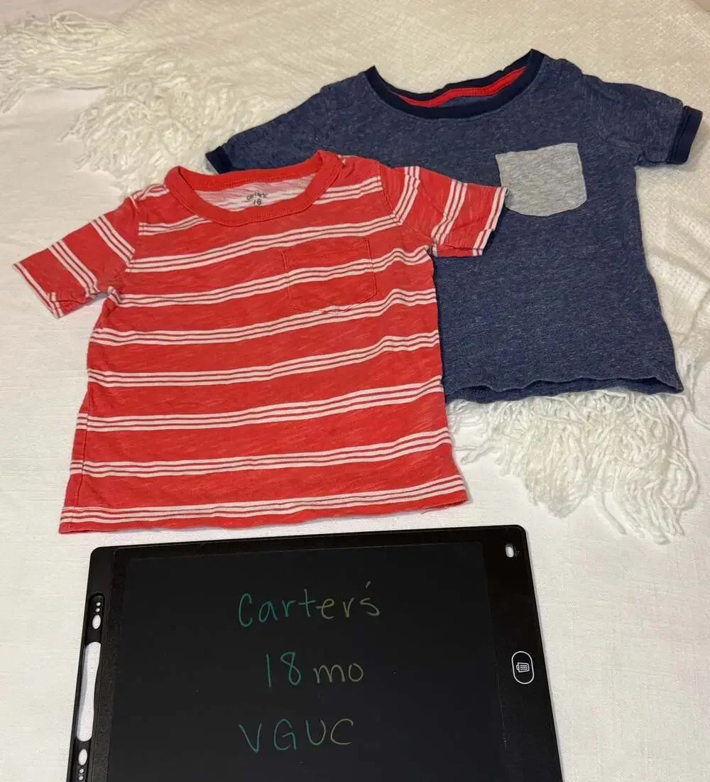 18m Carter's Boy's Pocket T-Shirts
